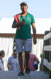Russell Simmons Out For A Walk In Miami 