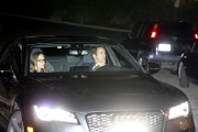 Robert Downey Jr. and Susan Downey arrive at Jennifer Aniston's Holiday Party