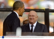Nelson Mandela memorial service at the FNB Stadium, Johannesburg, South Africa - 10 Dec 2013