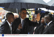 Nelson Mandela memorial service at the FNB Stadium, Johannesburg, South Africa - 10 Dec 2013