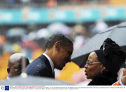 Nelson Mandela memorial service at the FNB Stadium, Johannesburg, South Africa - 10 Dec 2013