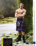 'Men In Kilts' 2014 calendar, Britain - 10 Dec 2013
