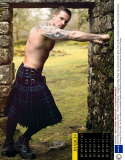 'Men In Kilts' 2014 calendar, Britain - 10 Dec 2013