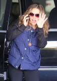 EXCL Brooke Mueller gives a wave