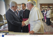 Pope Francis Meets the President of the Palestinian National Authority Mahmoud Abbas, Vatican City, Rome, Italy - 17 Oct 2013