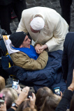 Pope Francis venerates Immaculate Conception statue