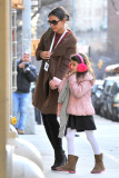 Katie Holmes arrives at school with a bundled Suri - Part 2