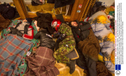 Pro-European Union protest, Kiev, Ukraine - 12 Dec 2013