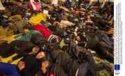 Pro-European Union protest, Kiev, Ukraine - 12 Dec 2013