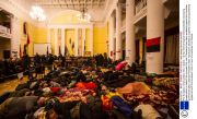 Pro-European Union protest, Kiev, Ukraine - 12 Dec 2013
