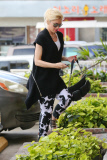 Pregnant Gwen Stefani goes monochromatic