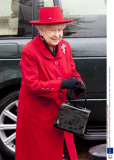 Queen Elizabeth II naming the Royal Row Barge, Gloriana, Greenland Pier, London, Britain - 25 Apr 2012