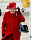Queen Elizabeth II shown Sea King helicopter by Prince William at RAF Valley, Anglesey, Wales, Britain - 01 Apr 2011