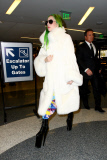 *EXCLUSIVE* Lady Gaga leaves L.A. after performing on the finale of "The Voice"