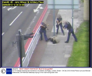 CCTV footage showing last moments of murdered Lee Rigby, London, Britain - 09 Dec 2013