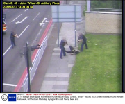 CCTV footage showing last moments of murdered Lee Rigby, London, Britain - 09 Dec 2013