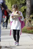 Alessandra Ambrosio picks up a Hungry Anja from School