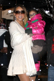 Mariah Carey and Monroe are a cute Aspen Duo