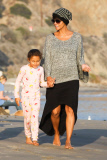 Halle Berry and Nahla enjoy some mother-daughter time at the beach