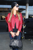 Paris Hilton strikes her best pose at LAX