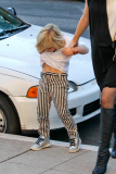 Gwen Stefani and her boys have a fashionable church arrival