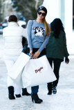 Paris Hilton is a happy Boogies Shopper