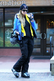 *EXCLUSIVE* Paris Hilton carves through the Aspen Slopes