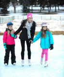 Denise Richards with Daughters on Vacation