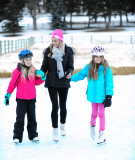 Denise Richards with Daughters on Vacation