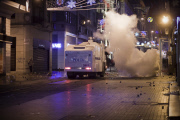 Violent protest in Istanbul