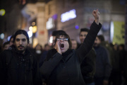 Violent protest in Istanbul