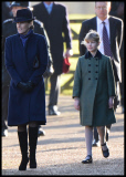 The Queen attends Church at Sandringham