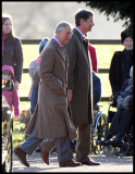 The Queen attends Church at Sandringham