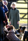 The Queen attends Church at Sandringham