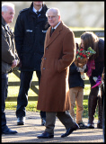 The Queen attends Church at Sandringham