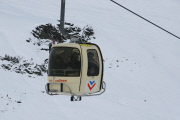 Der Wintersportort Meribel 