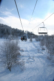 Der Wintersportort Meribel 