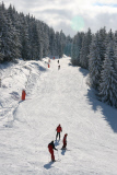 Der Wintersportort Meribel 