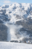 Der Wintersportort Meribel 