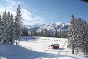Der Wintersportort Meribel 