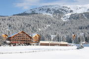Der Wintersportort Meribel 