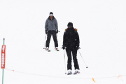 Kim and Kourtney Kardashian go on a ski run with Scott Disick - Part 2