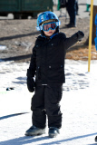 Gwen Stefani and her baby bump watch their Boys hit the Slopes