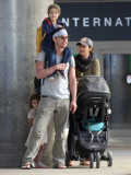 Exclusive... Matthew McConaughey and His Family are Picture Perfect at LAX - NO WEB USE 