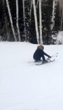 KIM AND KOURTNEY KARDASHIAN PERFORM TRICKS ON THE SLOPES