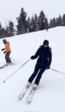 KIM AND KOURTNEY KARDASHIAN PERFORM TRICKS ON THE SLOPES
