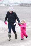 *EXCLUSIVE* Pink and Willow have a Snowy New Years Day with Family