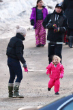 *EXCLUSIVE* Pink and Willow have a Snowy New Years Day with Family