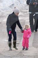 *EXCLUSIVE* Pink and Willow have a Snowy New Years Day with Family