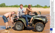 'Noodling' for catfish on the Red River, Oklahoma, America - 2012